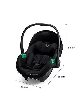 Siège auto bébé avec fixation isofix et protection renforcée