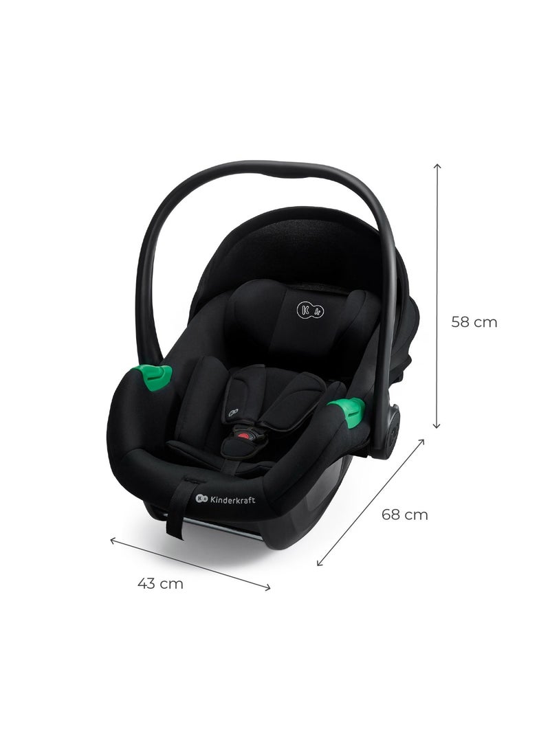 Siège auto bébé avec fixation isofix et protection renforcée Noir - Kiabi