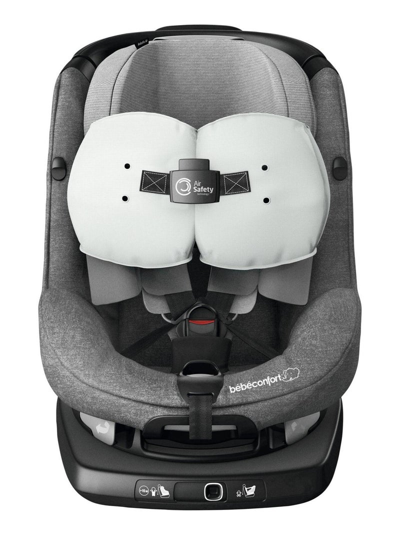 Siège auto BEBE CONFORT AxissFix Air, Gr 0+/1,Pivotant, i-Size, Airbags intégrés, Nomad Grey Gris Gris - Kiabi