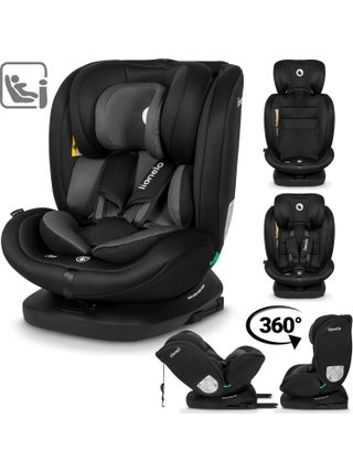 Siège-auto bébé évolutif LIONELO Bastiaan i-Size - Groupe 0/1/2/3 - 360° ISOFIX - Gris