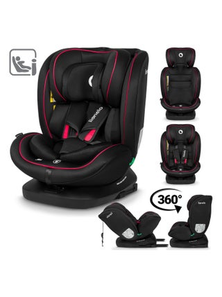 Siège-auto bébé évolutif LIONELO Bastiaan i-Size - Groupe 0/1/2/3 - 360° ISOFIX - Noir