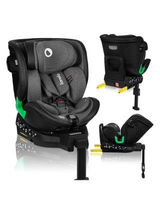 Siège-auto bébé évolutif LIONELO Harmony iSize - 40-150cm - Groupe 0+/1/2/3 - Pivotant 360° - ISOFIX