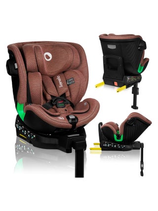 Siège-auto bébé évolutif LIONELO Harmony iSize - 40-150cm - Groupe 0+/1/2/3 - Pivotant 360° - ISOFIX