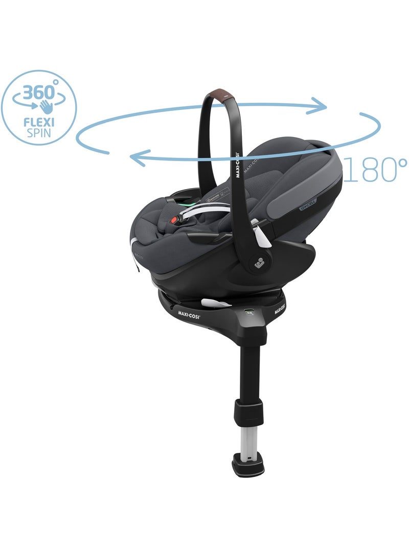 Siège auto bébé i-size pivotant et coulissant pebble 360 pro² Gris foncé - Kiabi