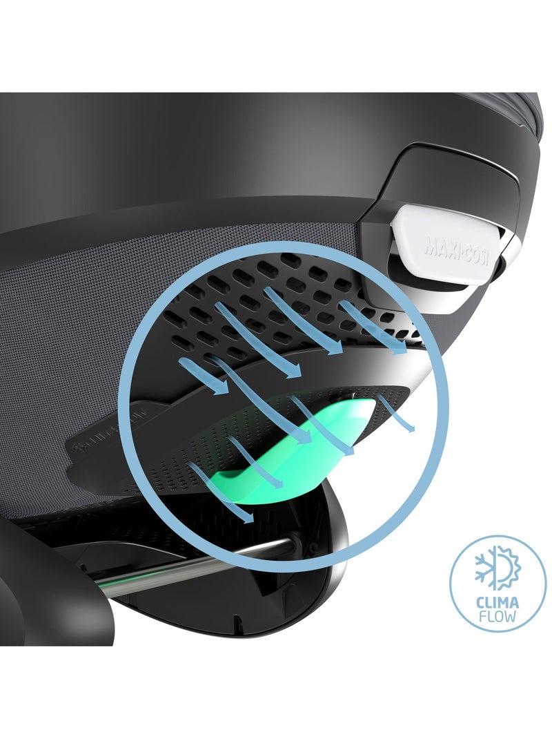 Siège auto bébé i-size pivotant et coulissant pebble 360 pro² Gris foncé - Kiabi