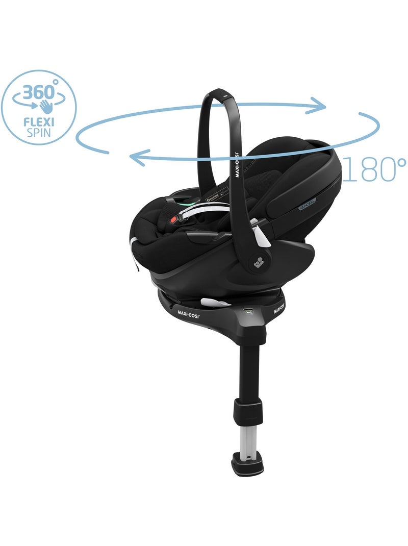 Siège auto bébé i-size pivotant et coulissant pebble 360 pro² Noir Noir - Kiabi