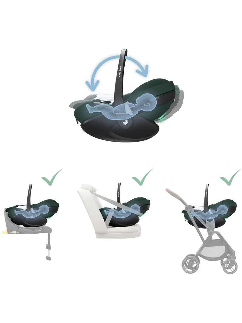 Siège auto bébé i-size pivotant et coulissant pebble 360 pro² Vert - Kiabi
