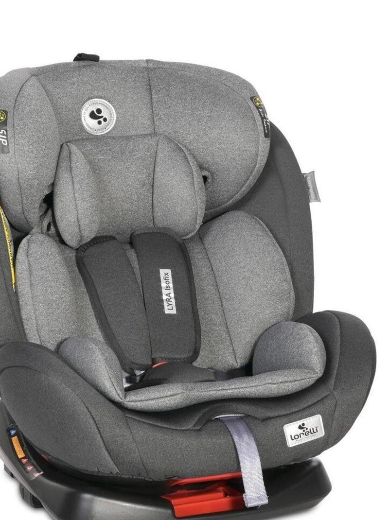 Siège auto bébé ISOFIX groupe 0+/1/2 (0-36 kg) Lyra Lorelli noir/gris Noir Gris - Kiabi