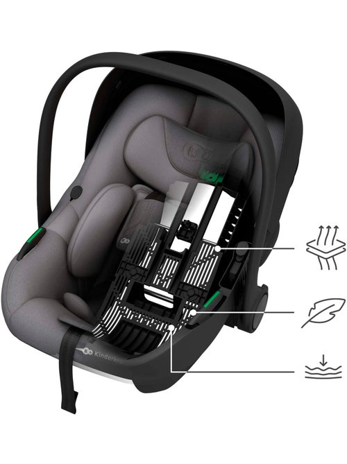 Siège Auto Bébé Kinderkraft I-LITE i-Size R129 40-87 cm Cosy Léger SPS+ AIR FLOW - Kiabi