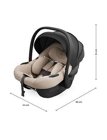 Siège Auto Bébé Kinderkraft I-LITE i-Size R129 40-87 cm Réglage 1 Main Coque Ventilée