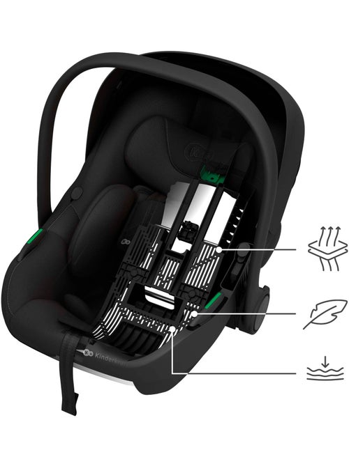 Siège Auto Bébé Kinderkraft I-LITE i-Size R129 40-87 cm Réglage 1 Main Coque Ventilée - Kiabi