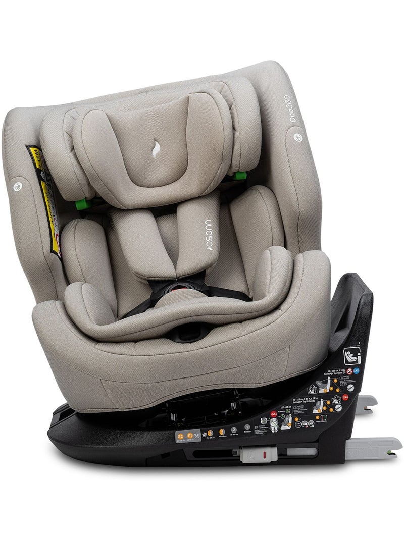 Siège auto bébé/enfant one360 i-size 40-150 cm Beige - Kiabi