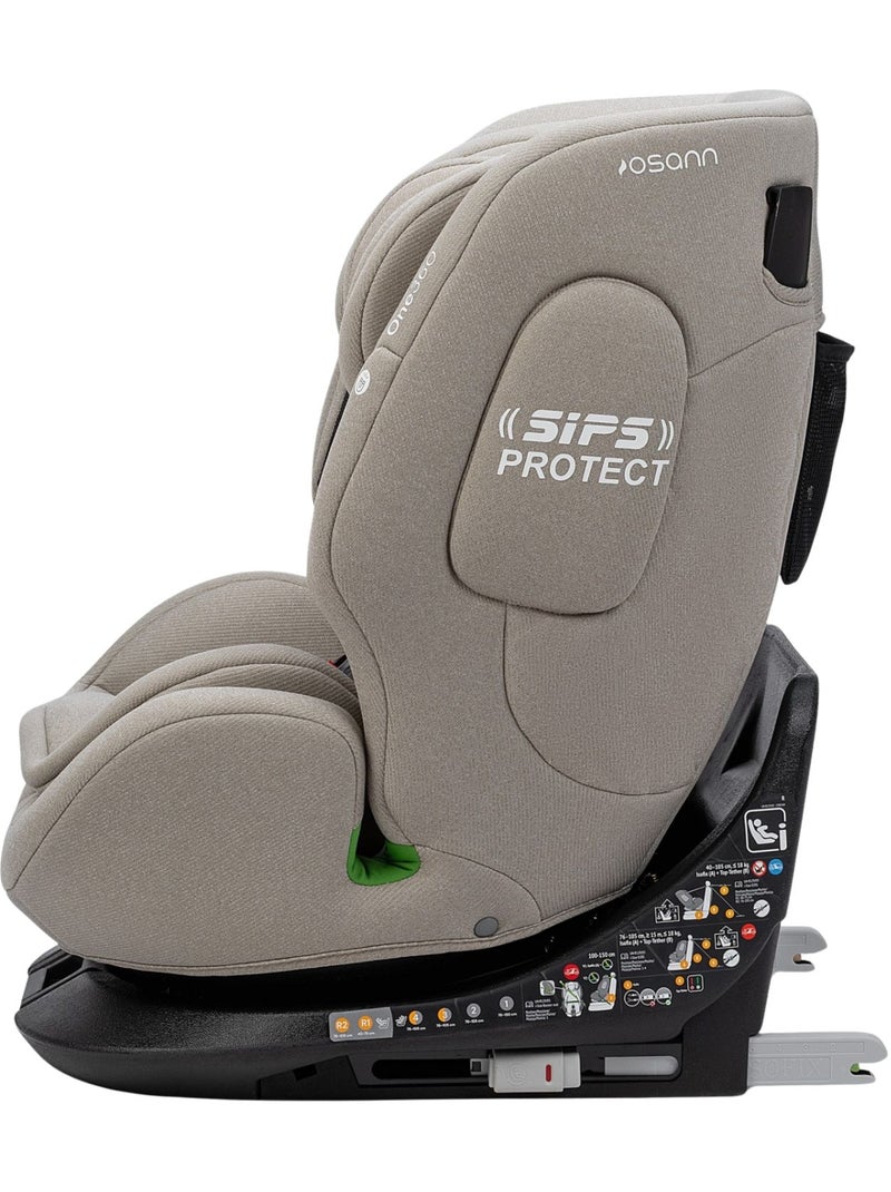 Siège auto bébé/enfant one360 i-size 40-150 cm Beige - Kiabi