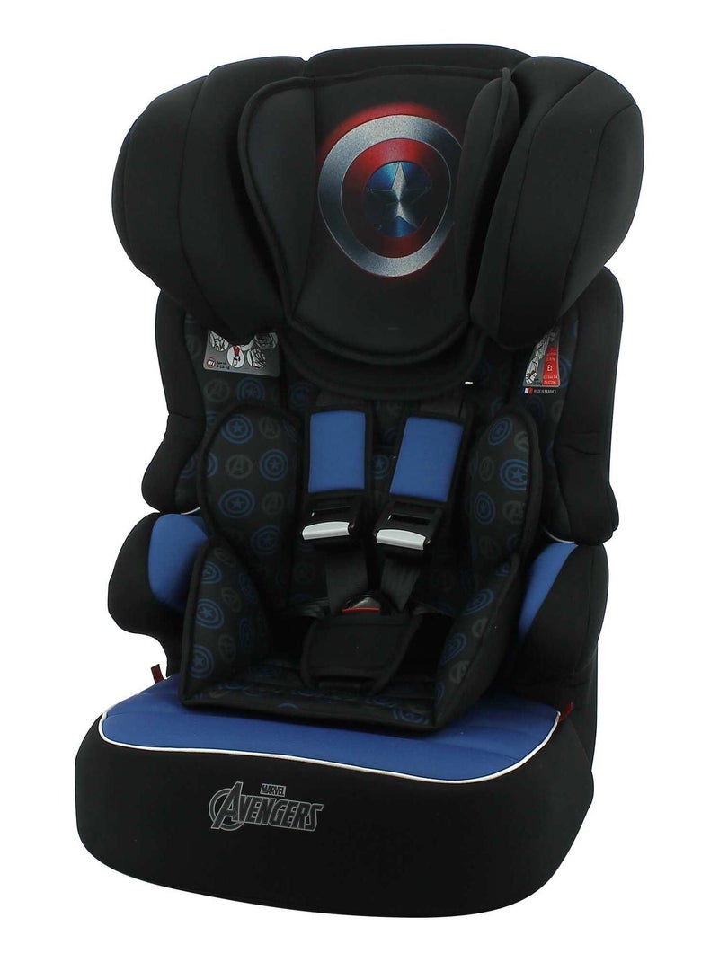 Siège Auto Beline Groupe 1/2/3 (9-36kg), - Captain America Bleu - Kiabi