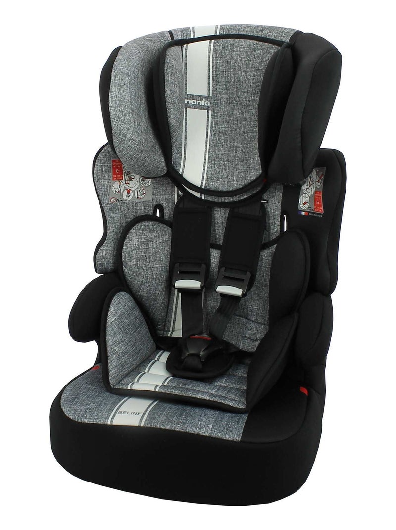 Siège Auto Beline Groupe 1/2/3 (9-36kg) - Nania Linea Gris Gris - Kiabi