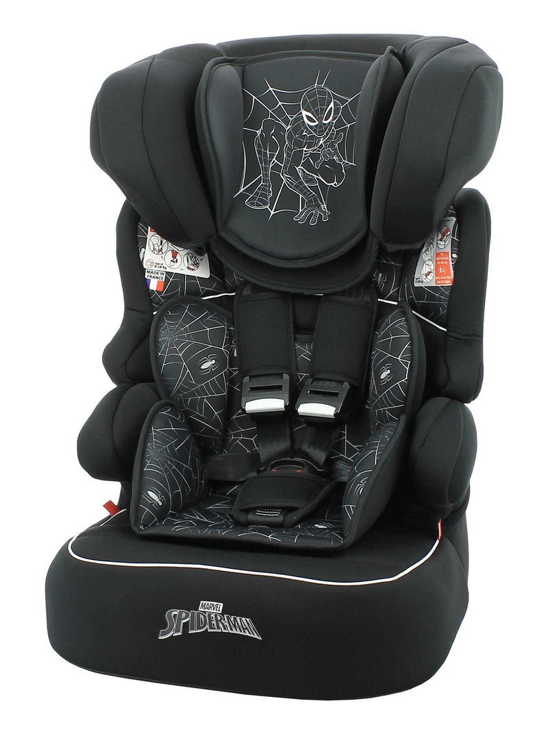 Siège Auto Beline Groupe 1/2/3 (9-36kg) - Spiderman Bordeaux - Kiabi