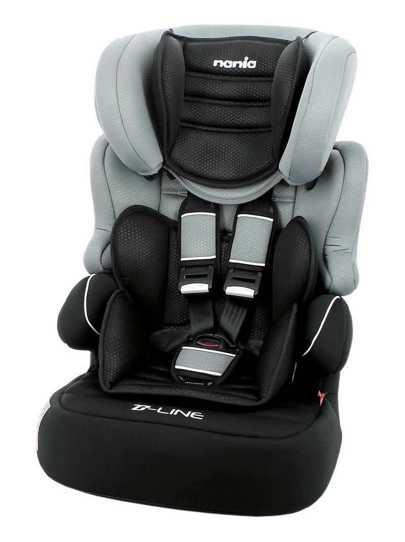 Siège Auto Beline Groupe 1/2/3 (9-36kg),  Luxe Gris gris anthracite - Kiabi