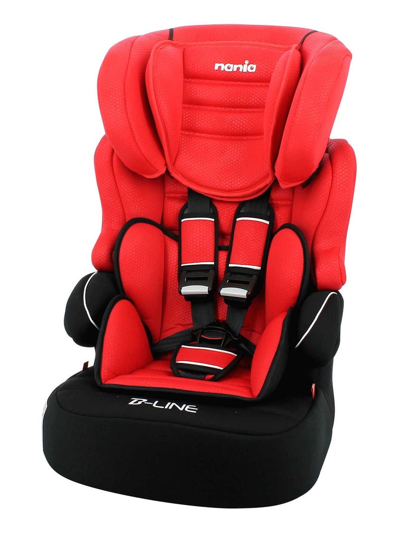 Siège Auto Beline Groupe 1/2/3 (9-36kg),  Luxe Rouge Rouge coquelicot - Kiabi