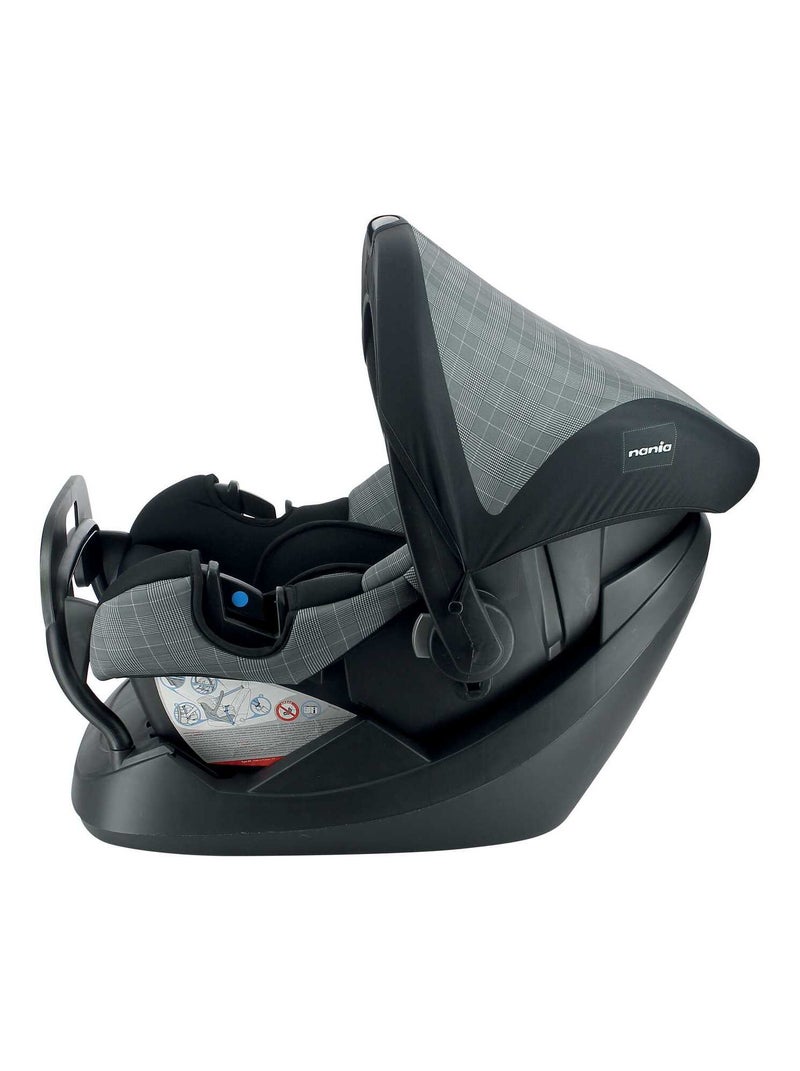 Siège Auto Beone Groupe 0+ (0-13kg) Dos À La Route -  Base Fixe - Nania London gris anthracite - Kiabi