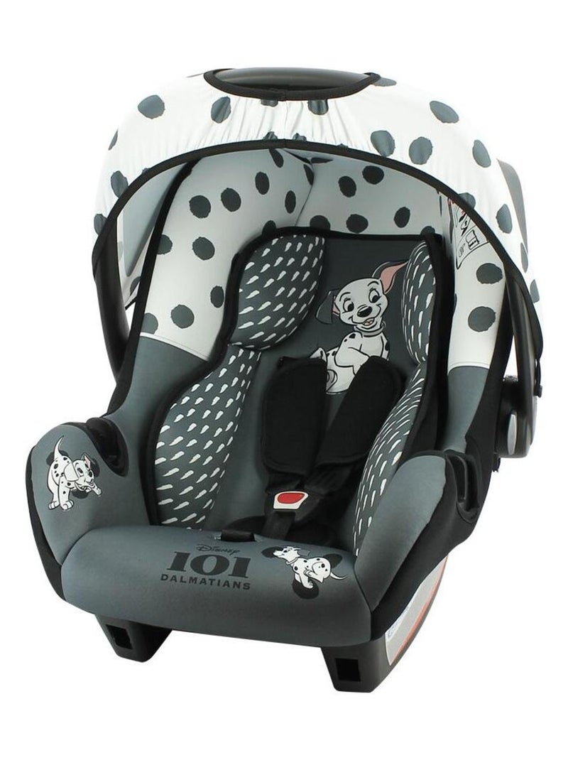 Siège Auto Beone Groupe 0+ (0-13kg) Dos À La Route - Disney 101 Dalmatiens Gris Blanc - Kiabi