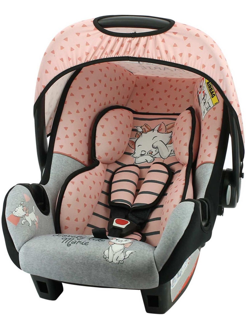 Siège Auto Beone Groupe 0+ (0-13kg) Dos À La Route - Disney Aristochat Gris Rose clair - Kiabi