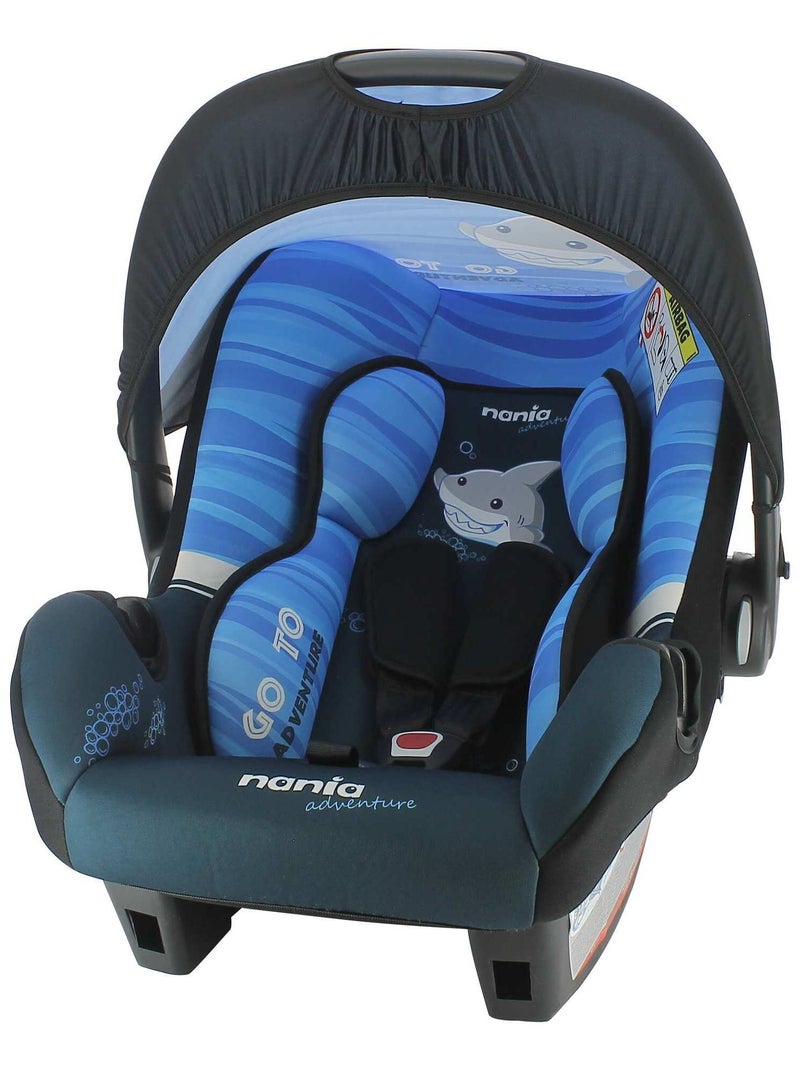 Siège Auto Beone Groupe 0+ (0-13kg) Dos À La Route - Shark Bleu Blanc - Kiabi