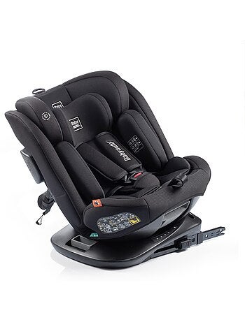 Siège auto Cario Plus Ifix Top Tether 40-150 cm Babyauto BLACK CROSS EMBOSSED