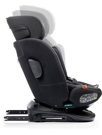 Siège auto Cario Plus Ifix Top Tether 40-150 cm Babyauto BLACK CROSS EMBOSSED