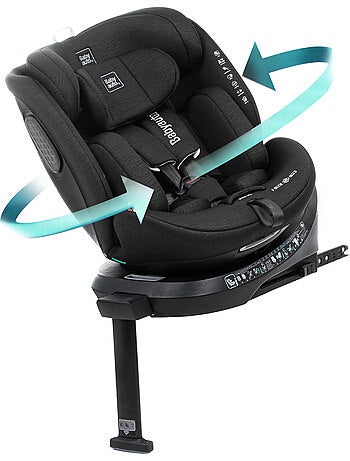 Siège auto Core Ifix avec Support Leg 40-150 cm Babyauto BLACK LINE EMBOSSED