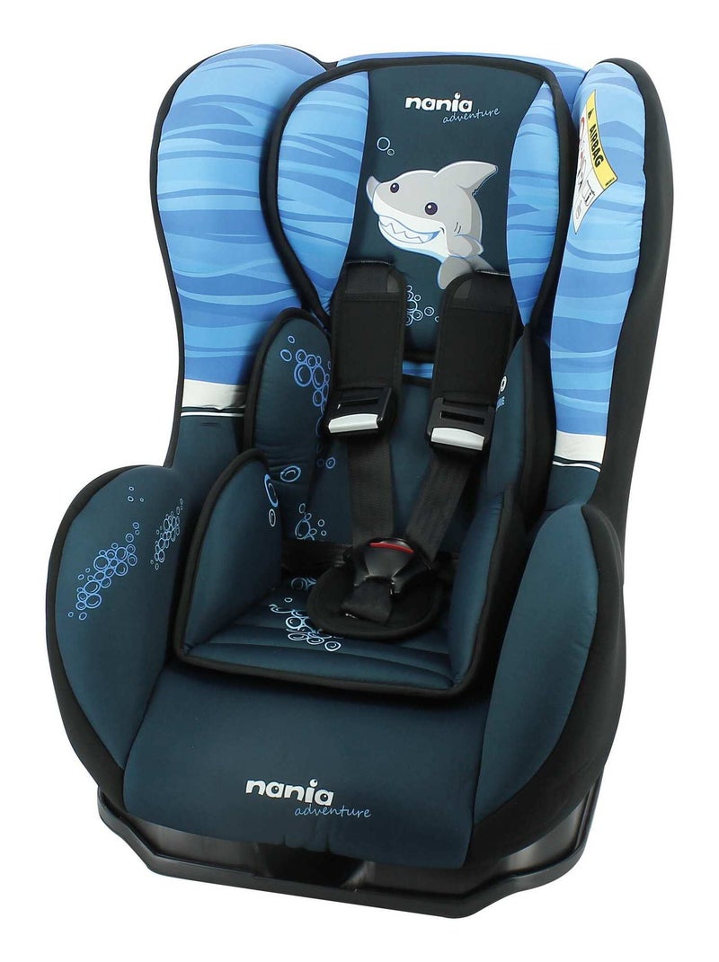 Siège Auto Cosmo Groupe 0/1 (0-18kg) - Shark Bleu Blanc - Kiabi