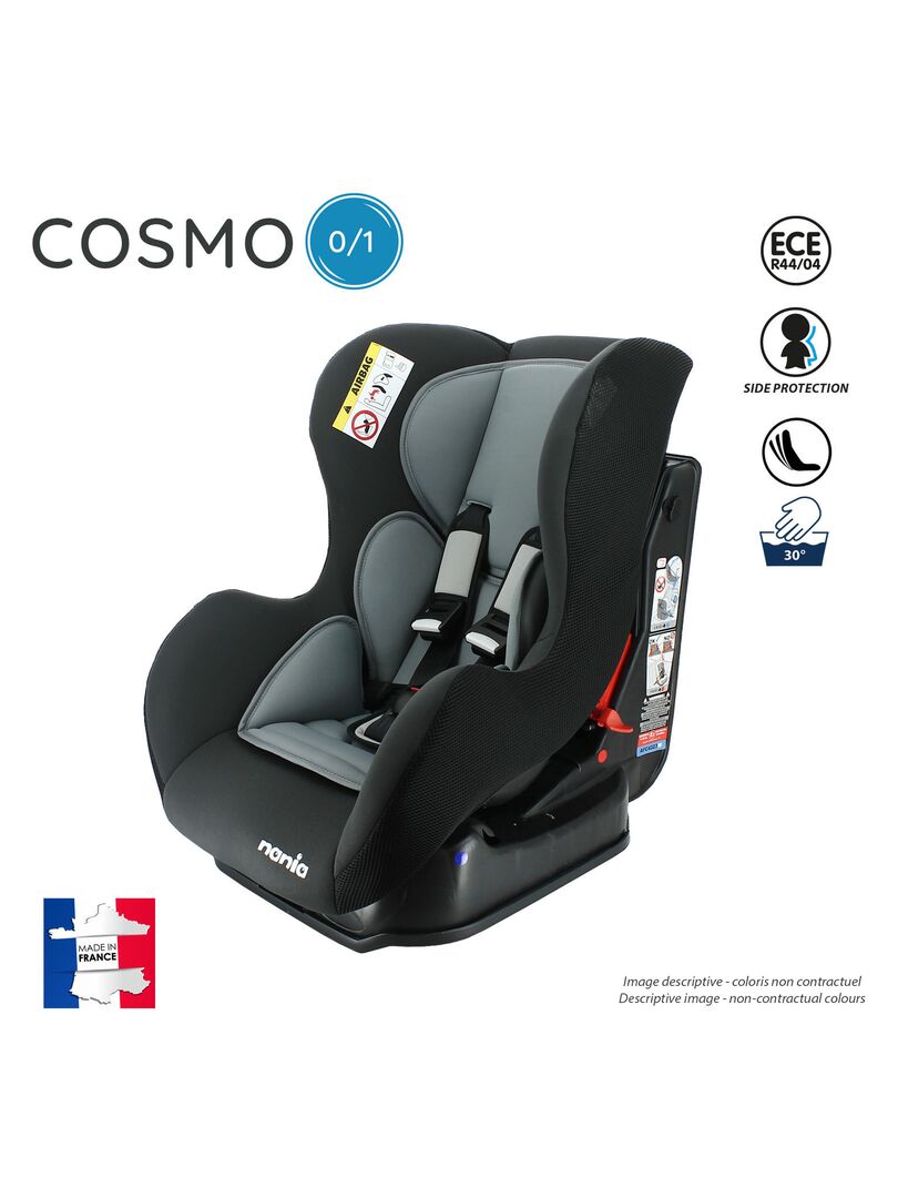 Siège Auto Cosmo Groupe 0/1 (0-18kg) - Spiderman Noir Bordeaux - Kiabi