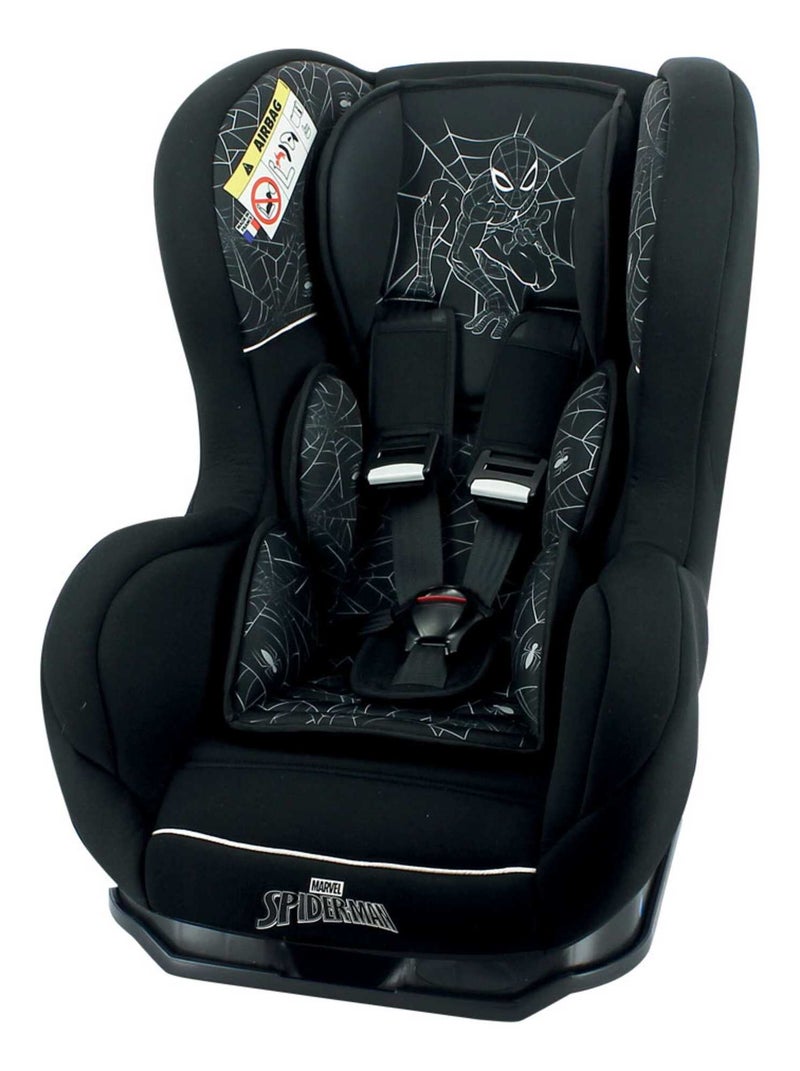 Siège Auto Cosmo Groupe 0/1 (0-18kg) - Spiderman Noir Bordeaux - Kiabi