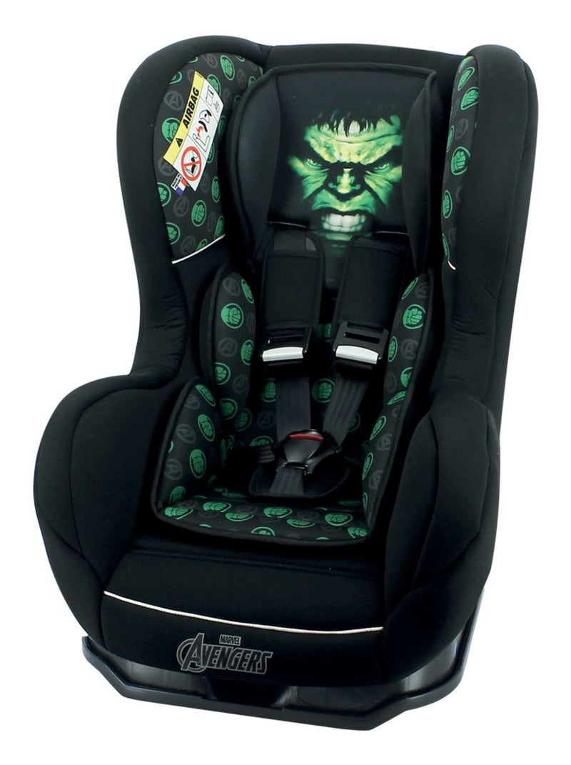 Siège Auto Cosmo Groupe 0/1 (0-18kg)- Hulk Noir Vert - Kiabi