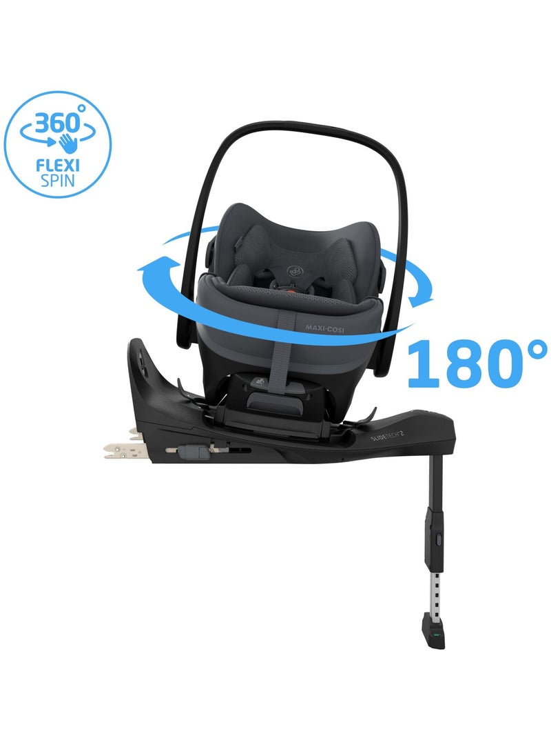Siège auto coulissant et rotatif Maxi-Cosi Pebble Slide Pro Gris Gris - Kiabi