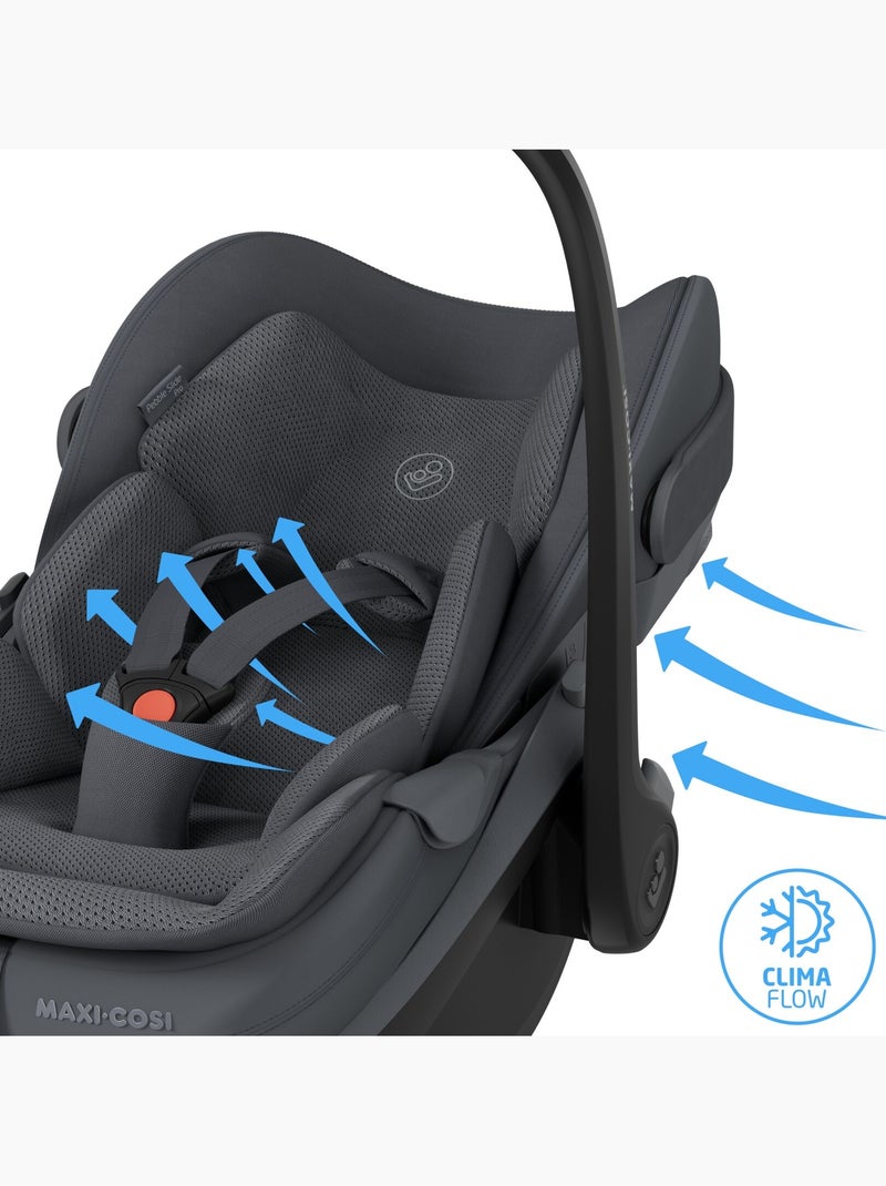 Siège auto coulissant et rotatif Maxi-Cosi Pebble Slide Pro Gris Gris - Kiabi