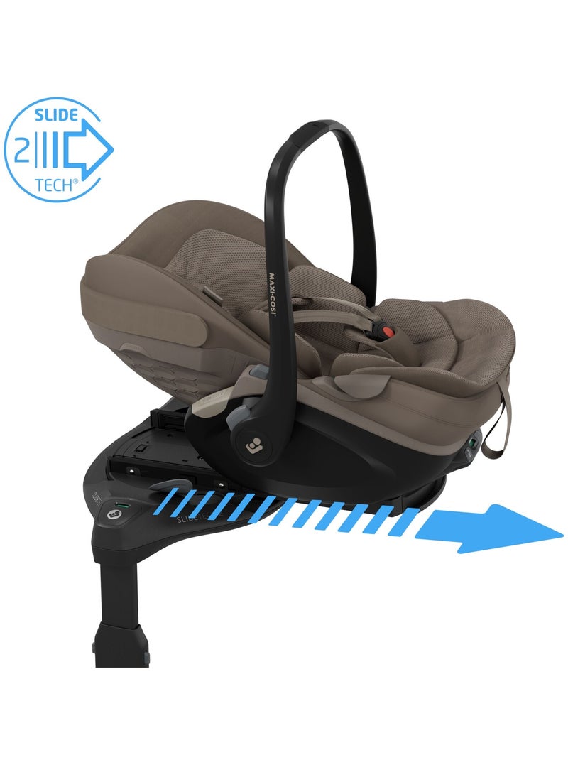 Siège auto coulissant et rotatif Maxi-Cosi Pebble Slide Pro Marron clair - Kiabi