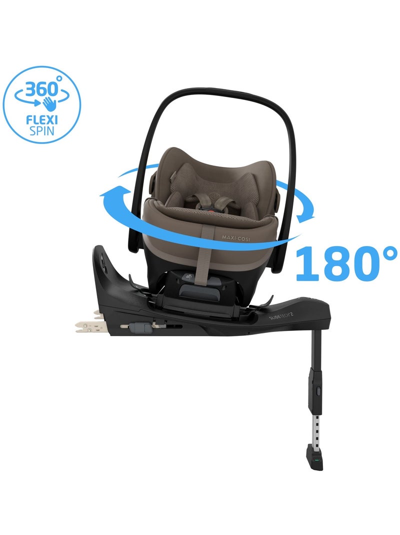 Siège auto coulissant et rotatif Maxi-Cosi Pebble Slide Pro Marron clair - Kiabi