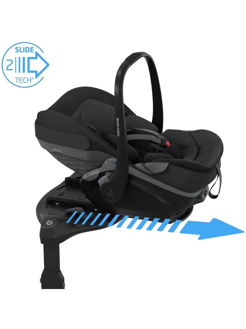 Siège auto coulissant et rotatif Maxi-Cosi Pebble Slide Pro Noir Noir - Kiabi