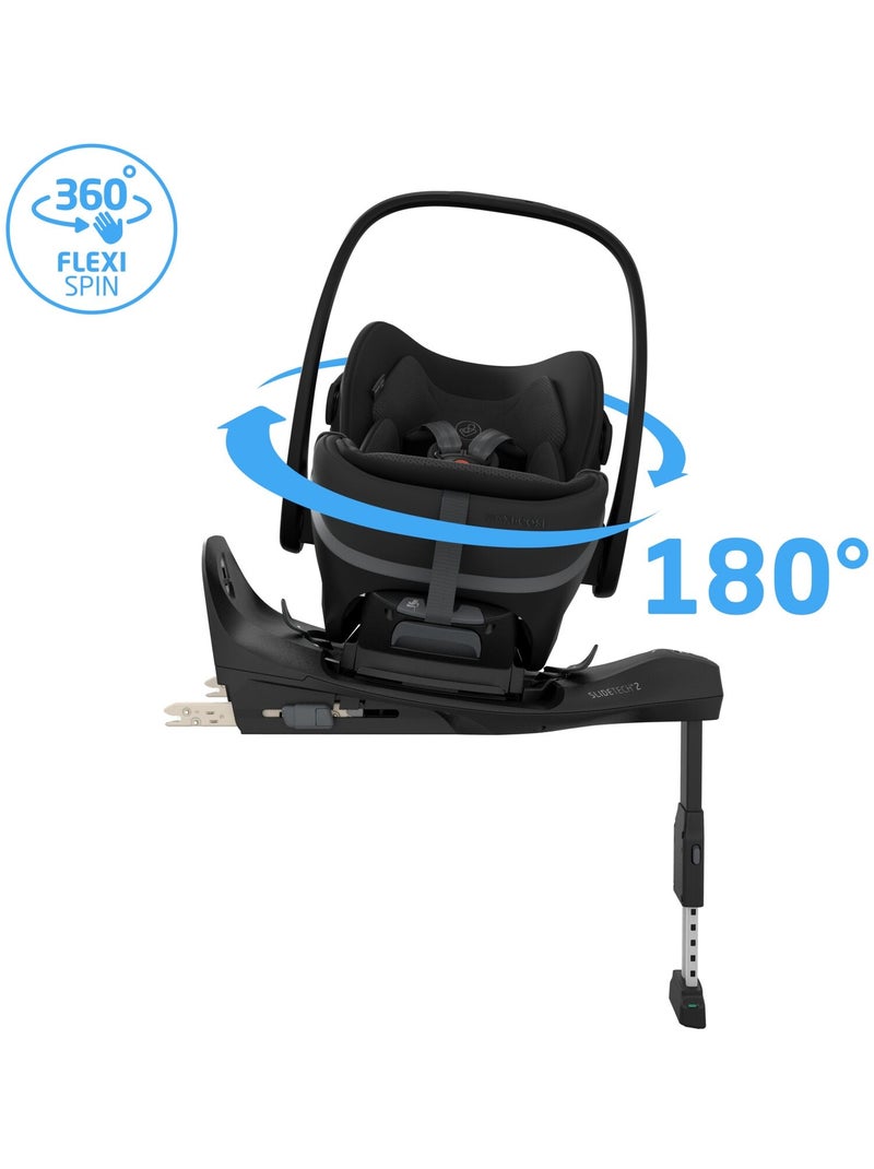 Siège auto coulissant et rotatif Maxi-Cosi Pebble Slide Pro Noir Noir - Kiabi
