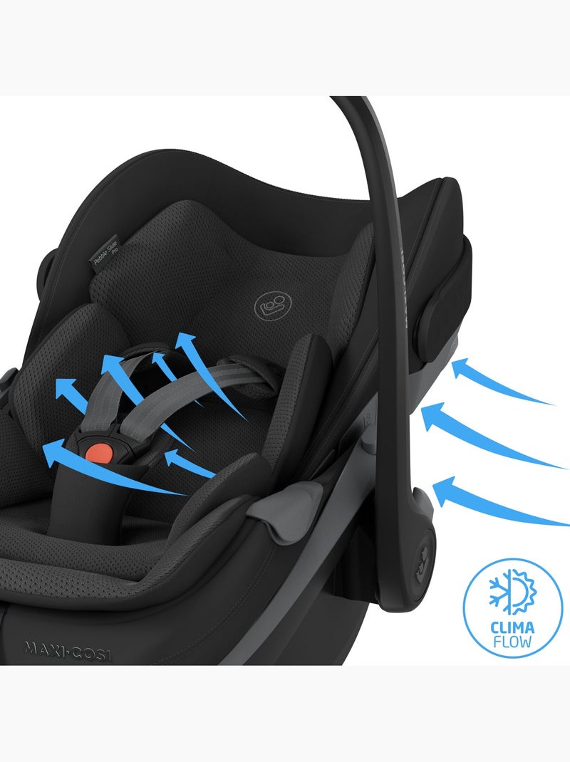 Siège auto coulissant et rotatif Maxi-Cosi Pebble Slide Pro Noir Noir - Kiabi