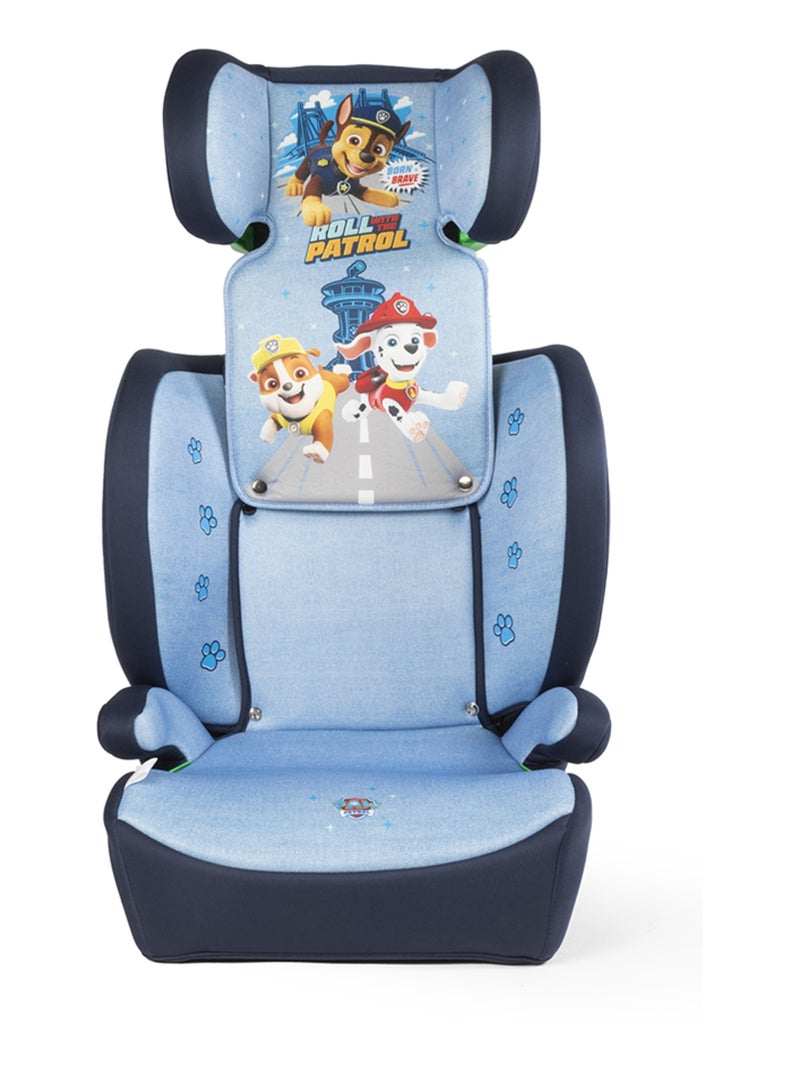 Siège auto Disney Pat'Patrouille Boy, taille de 100 à 150 cm I-SIZE R129 Bleu azur - Kiabi