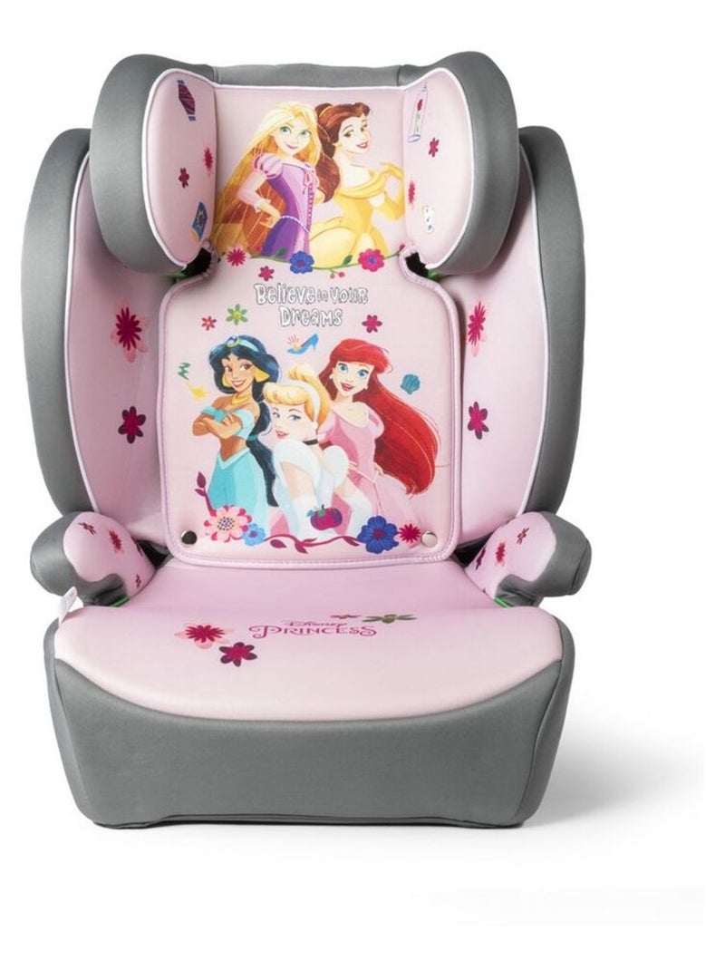 Siège auto Disney Princesses, taille de 100 à 150 cm I-SIZE R129 Bleu azur - Kiabi