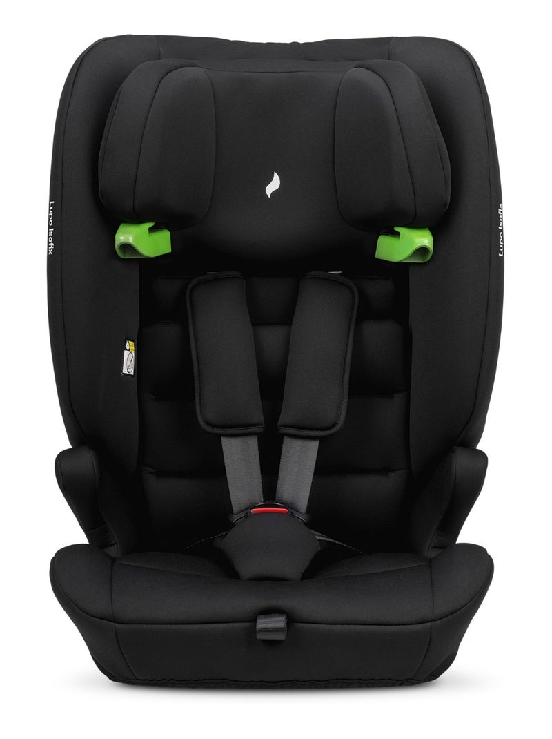 Siège auto enfant Lupo Isofix i-Size 76-150 cm Noir Noir - Kiabi
