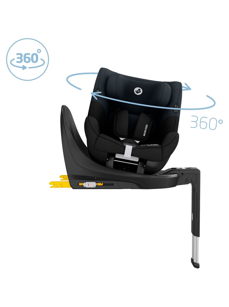 Siège auto enfant pivotant Mica 360 S, i-Size Noir Blanc - Kiabi