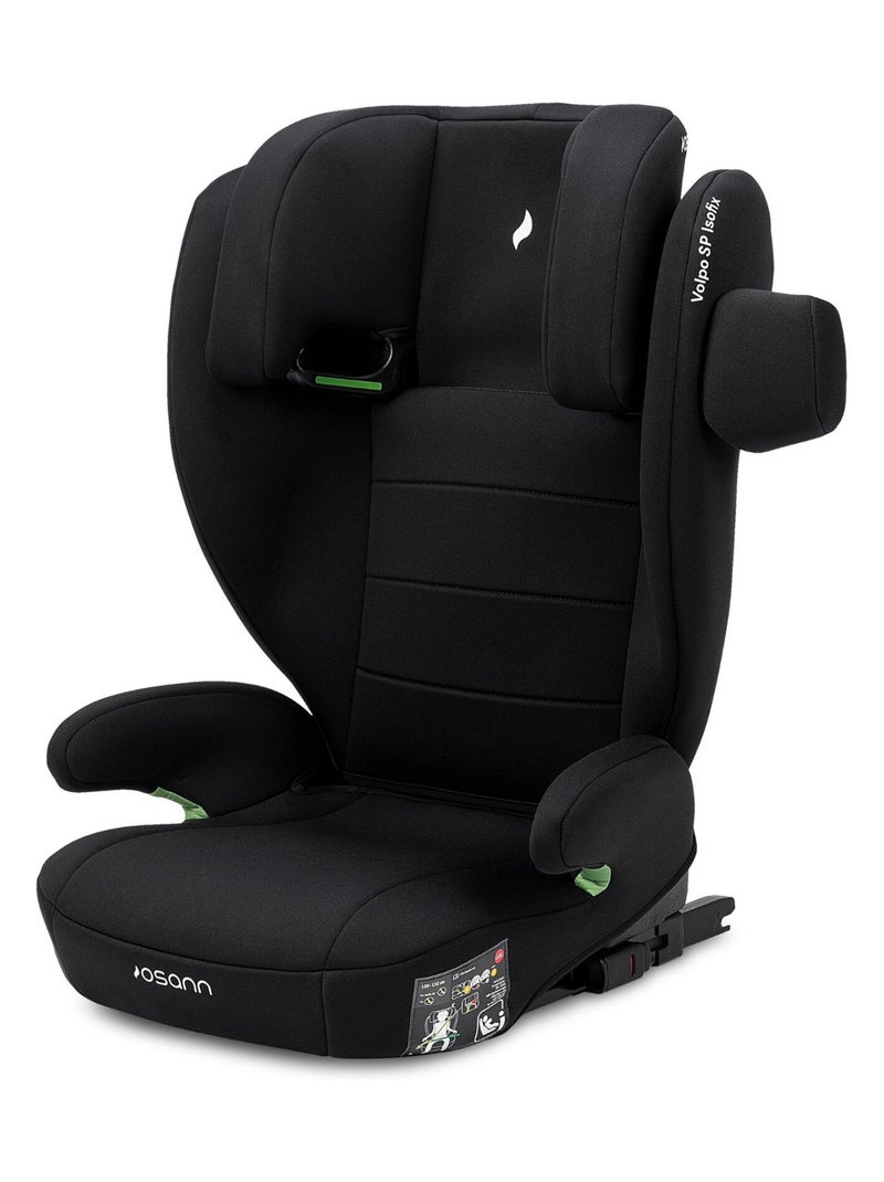 Siège auto enfant Volpo SP Isofix i-Size 100-150 cm Noir Noir - Kiabi