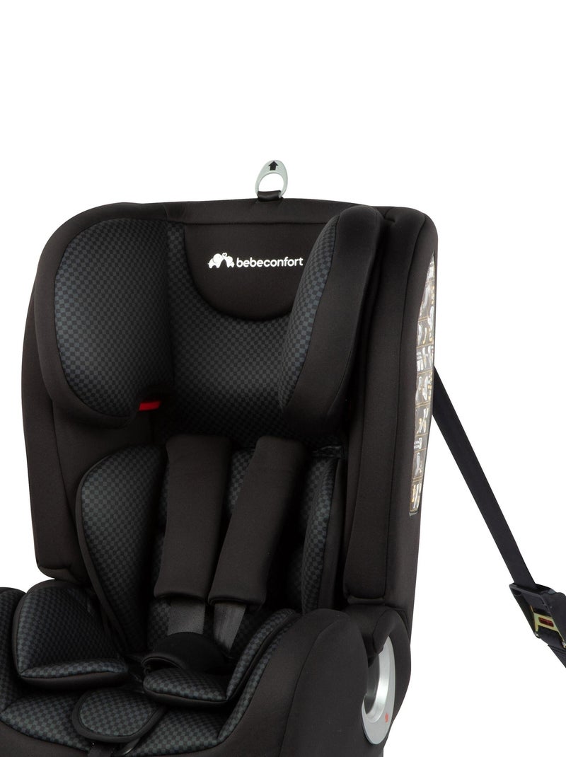 Siège auto évolutif BEBECONFORT Ever Fix, Groupe 1/2/3, Isofix avec réducteur, Pixel Black Noir Noir - Kiabi