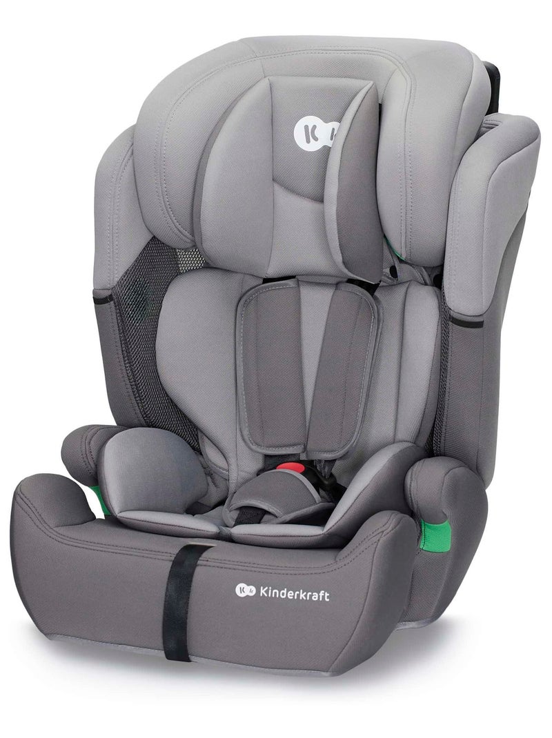 Siège auto évolutif enfant avec harnais de sécurité intégré Gris - Kiabi