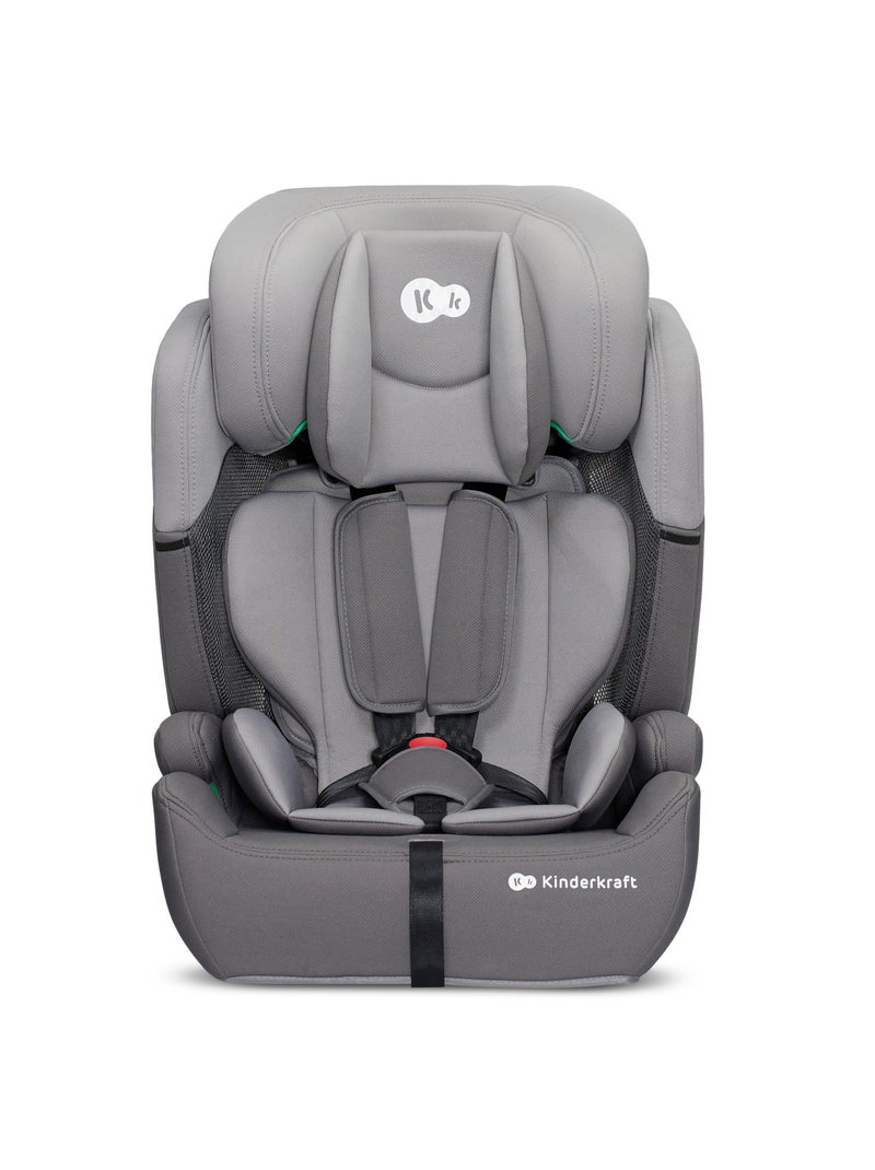 Siège auto évolutif enfant avec harnais de sécurité intégré Gris - Kiabi