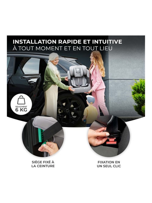 Siège auto évolutif enfant avec harnais de sécurité intégré - Kiabi