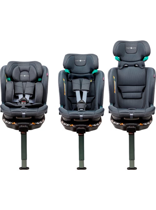 Siège Auto Évolutif (Group 0 1 2 3) 40-150 cm Isofix Pivotant iSize Cozy N Safe Standford Graphite - Kiabi Siège Auto Évolutif (Group 0 1 2 3) 40-150 cm Isofix Pivotant iSize Cozy N Safe Standford Graphite - Kiabi